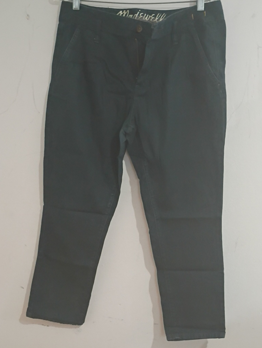 Madewell Women’s Straight Leg Jeans in Dark Green